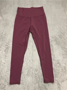 Lululemon Wunder Under Smooth Cover High Rise Tight 25" Maroon Size 10